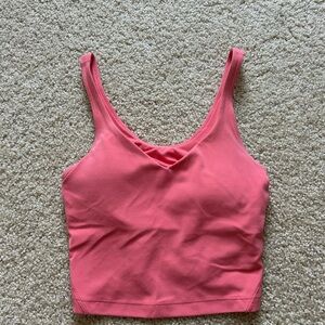 Lululemon Pink Align Crop Tank Top
